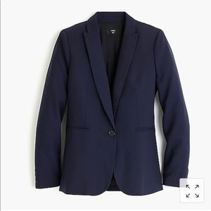 J. Crew Navy Bi Stretch Wool Blazer NWOT